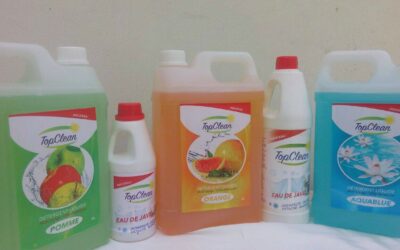 Benin : La marque topclean de produits d’entretiens ménagers de la société LUMIÈRE enfin disponible